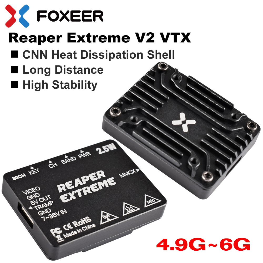 (ส่วนลดพิเศษ) Foxeer 4.9-6G Re - Foxeer Reaper Extreme 2.5W Vtx บทวิจารณ์และราคา